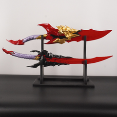 Solo Leveling Kamish's Wrath engraved metal twin daggers replica