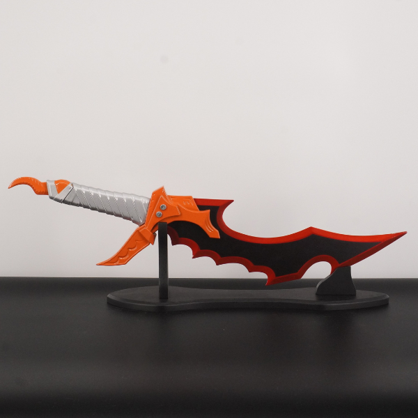 Dungeon Ascension Knight Killer metal dagger replica with rune-etched handle