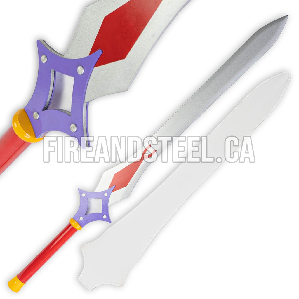 Fairy Tail Erza Black Wing Armor Sword replica