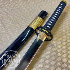 Black Clover Yami Demon Slasher Katana replica with black saya