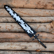Black Clover Asta Demon Slayer Sword replica with dual-tone finish