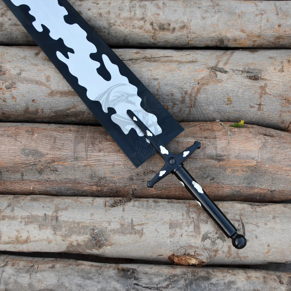 Black Clover Asta Demon Slayer Sword replica with dual-tone finish