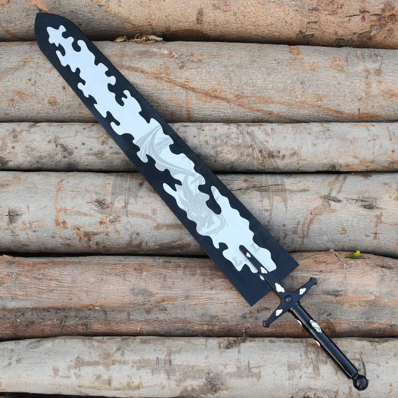 Black Clover Asta Demon Slayer Sword replica with dual-tone finish