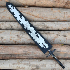 Black Clover Asta Demon Slayer Sword replica with dual-tone finish