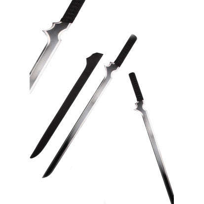 Black Rock Shooter Black Blade blunt carbon steel replica with nylon sheath