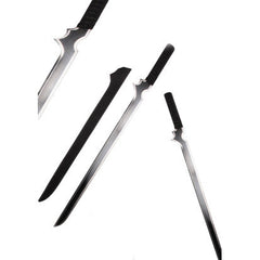 Black Rock Shooter Black Blade blunt carbon steel replica with nylon sheath