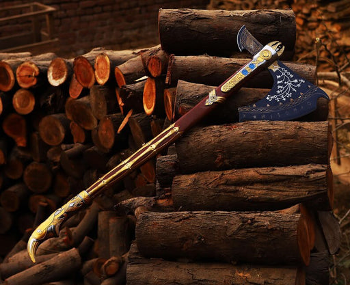 God of War Leviathan Axe Replica - Kratos - alternate angle