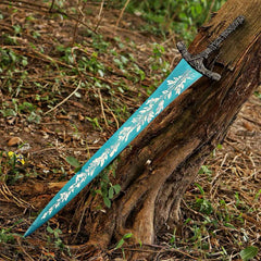 Handmade The Dark Moon Elden Ring Replica Sword Moonlight Cosplay Fantasy Sword