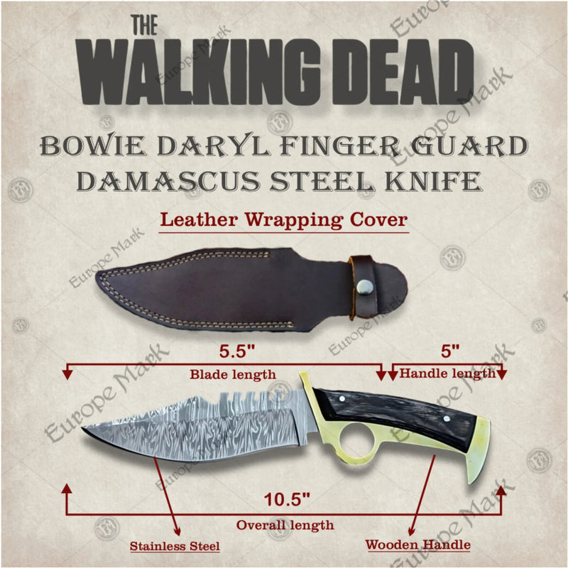 The Walking Dead Daryl Dixon handcrafted knife prop replica