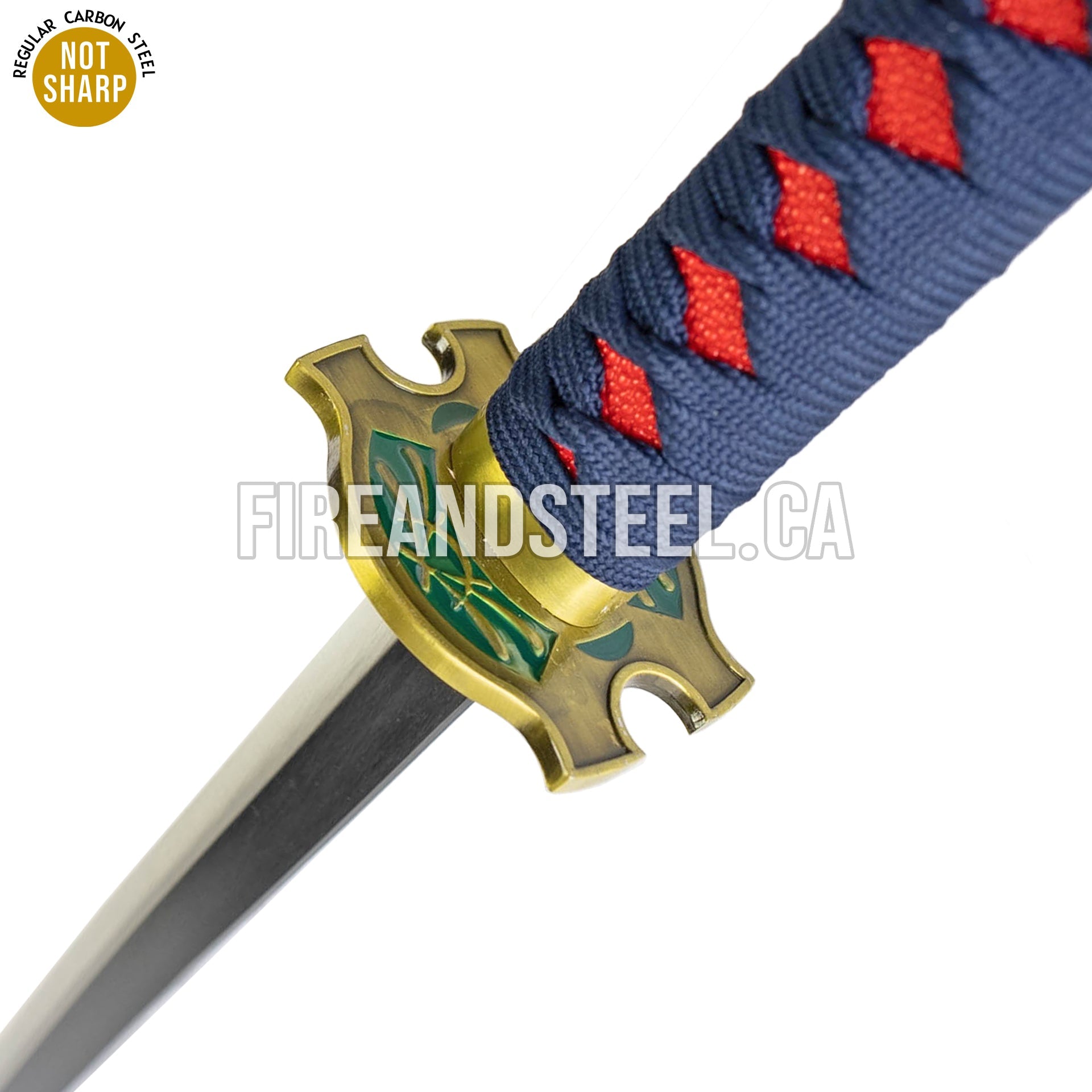 Fairy Tail Erza Clear Heart katana replica with wooden sheath