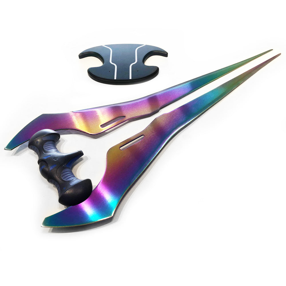 Halo Type-1 dual energy sword replica with plasma finish
