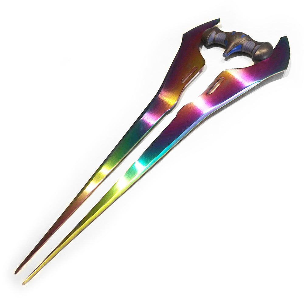 Halo Type-1 dual energy sword replica with plasma finish