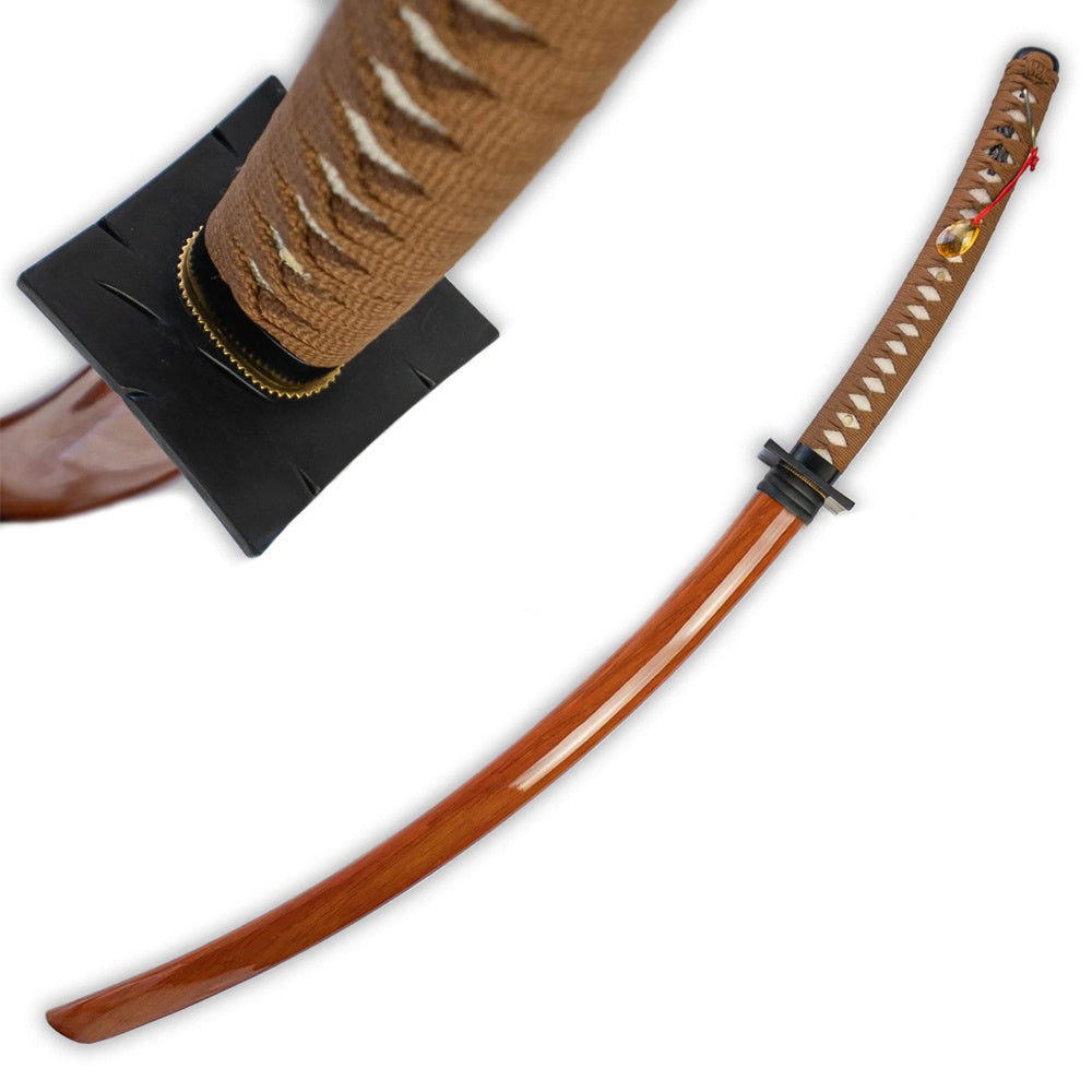 Afro Samurai Afro Tachi sword replica with curved stainless steel blade