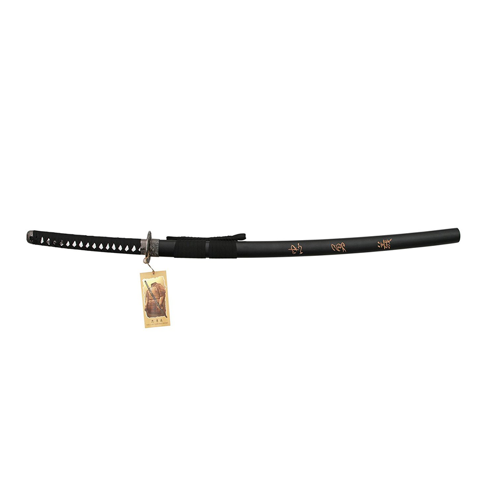 Nathan Algren katana replica from The Last Samurai with wooden stand