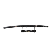 Nathan Algren katana replica from The Last Samurai with wooden stand
