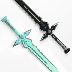 Kirito Dark Repulser Sword replica with leather sheath