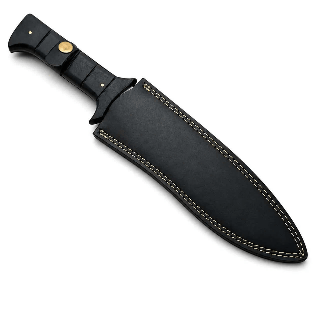 Leon Kennedy Resident Evil 4 knife replica with leather sheath