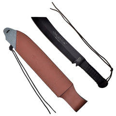 Rambo IV solid steel machete replica with eco-leather handle