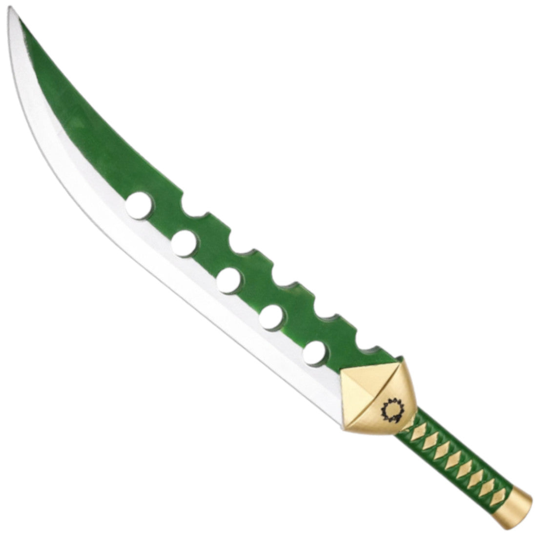 Meliodas Lostvayne sword replica in green and silver