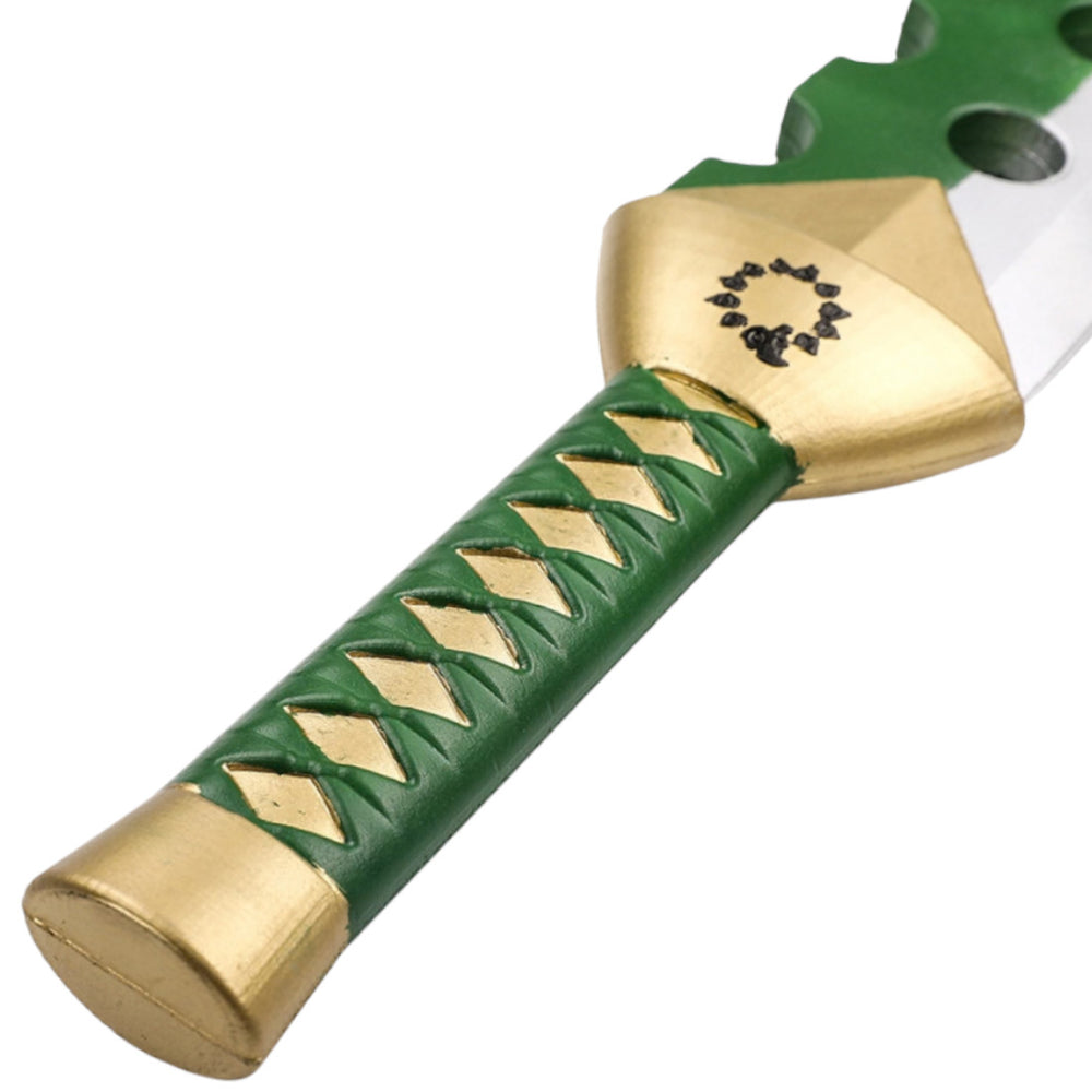 Meliodas Lostvayne sword replica in green and silver