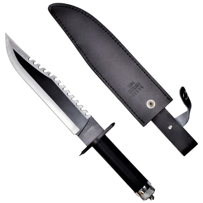 Rambo II John Rambo survival knife replica with compass handle