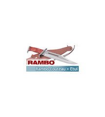 Rambo III John Rambo knife replica with sheath