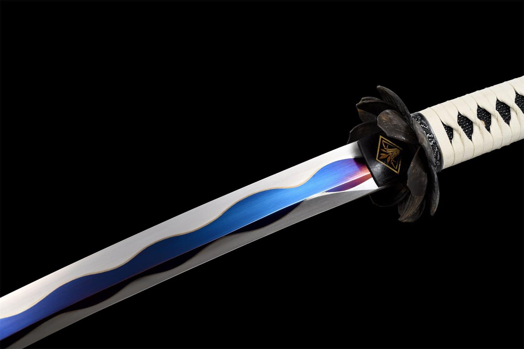 Sekiro Shadows Die Twice white and purple katana replica