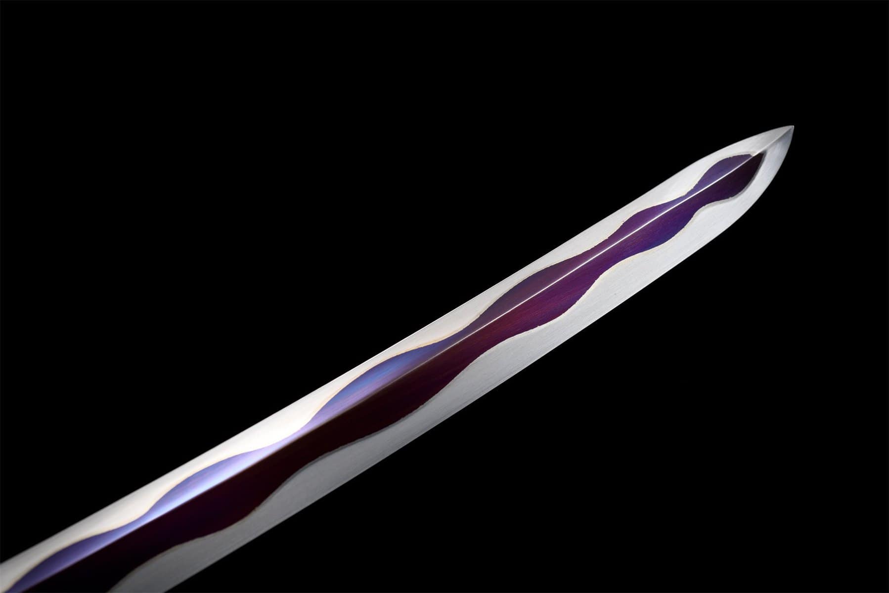 Sekiro Shadows Die Twice white and purple katana replica