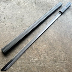 Naruto Sasuke Kusanagi Grass Cutter sword replica with black scabbard