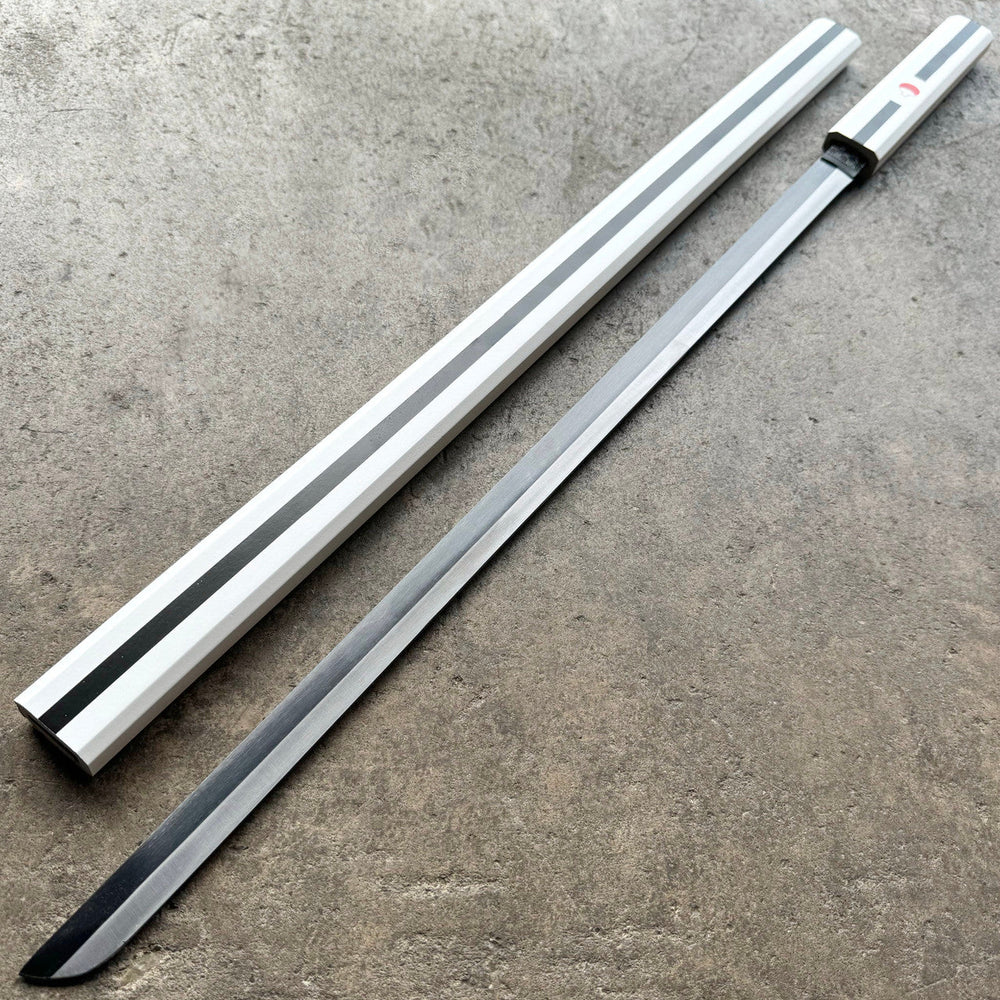 Naruto Sasuke Kusanagi Grass Cutter sword replica with black scabbard