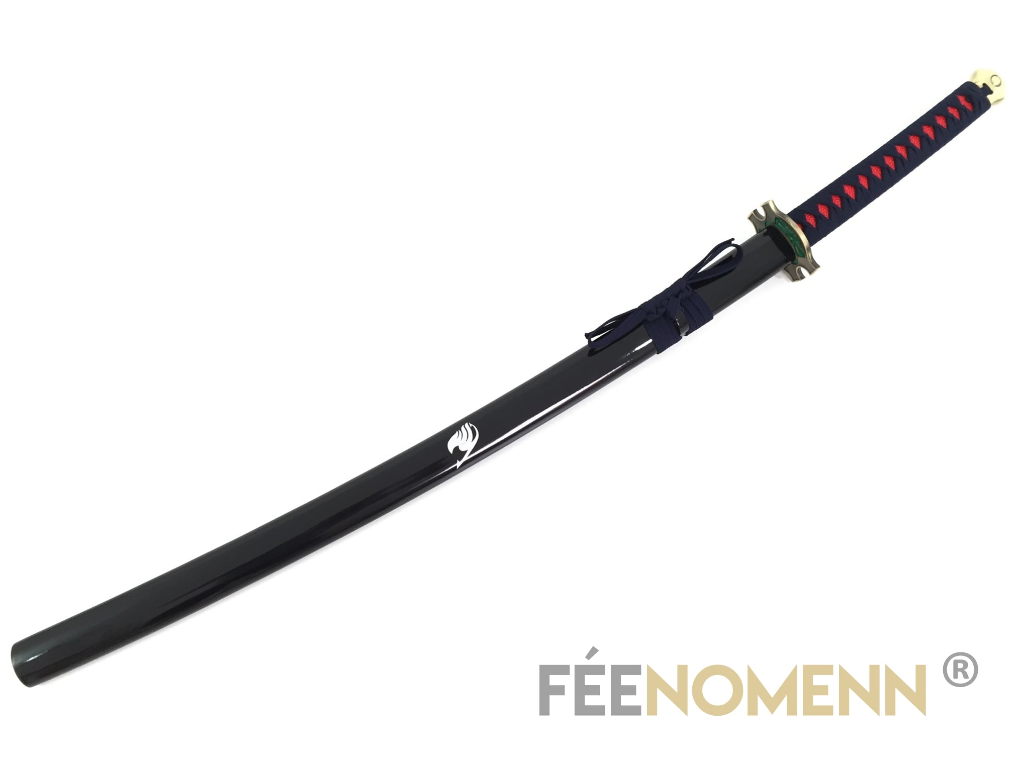 Fairy Tail Erza Scarlet Hakama Armor katana replica with support