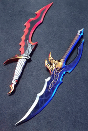 Solo Leveling Knight Killer and Kasaka Venom Fang dagger replicas