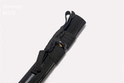 The Last Samurai Algren katana replica with Damascus blade and black ray skin handle