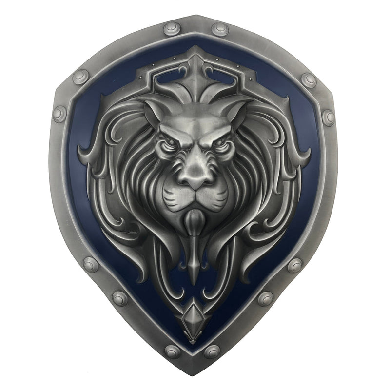 Warcraft Aegis of Stormwind shield replica with leather grip